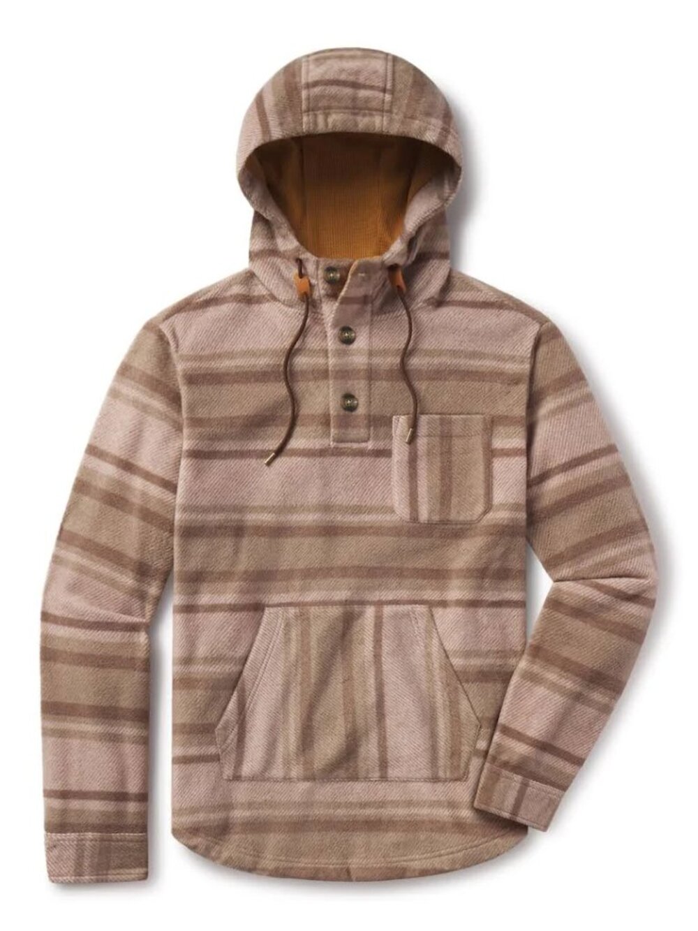 Levitate Men’s Baja Pullover Rustic Buffalo Check - Pine XXL